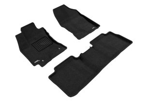 Toyota Corolla Floor Mats - Front and Rear - 3D MAXpider - Elegant Series - Black - `14-`19